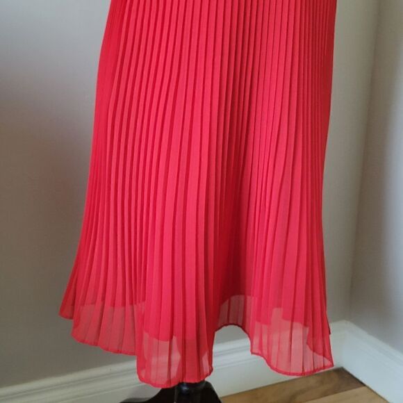 French Connection Red Mini Flare Strapless Dress size 2 XS - Picture 2 of 15